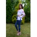 Embroidered blouse "Roses Dew"